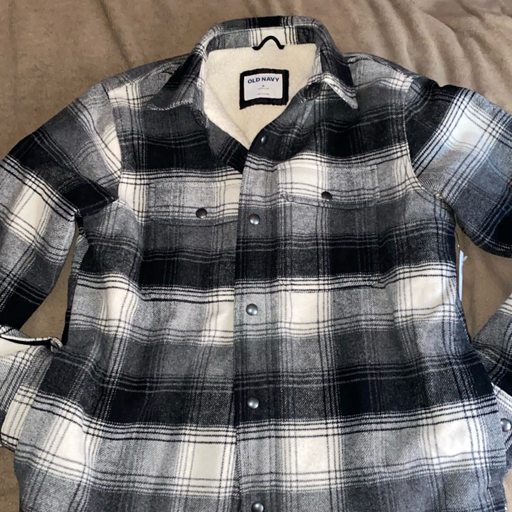 Sherpa lined flannel